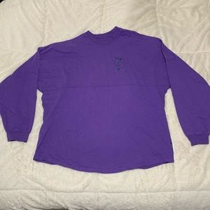 EUC Disneyland Spirit Jersey Purple Glitter large
